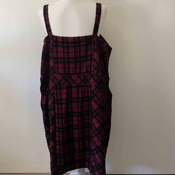 Double Knit Pinafore Plaid - Picture 6 of 7